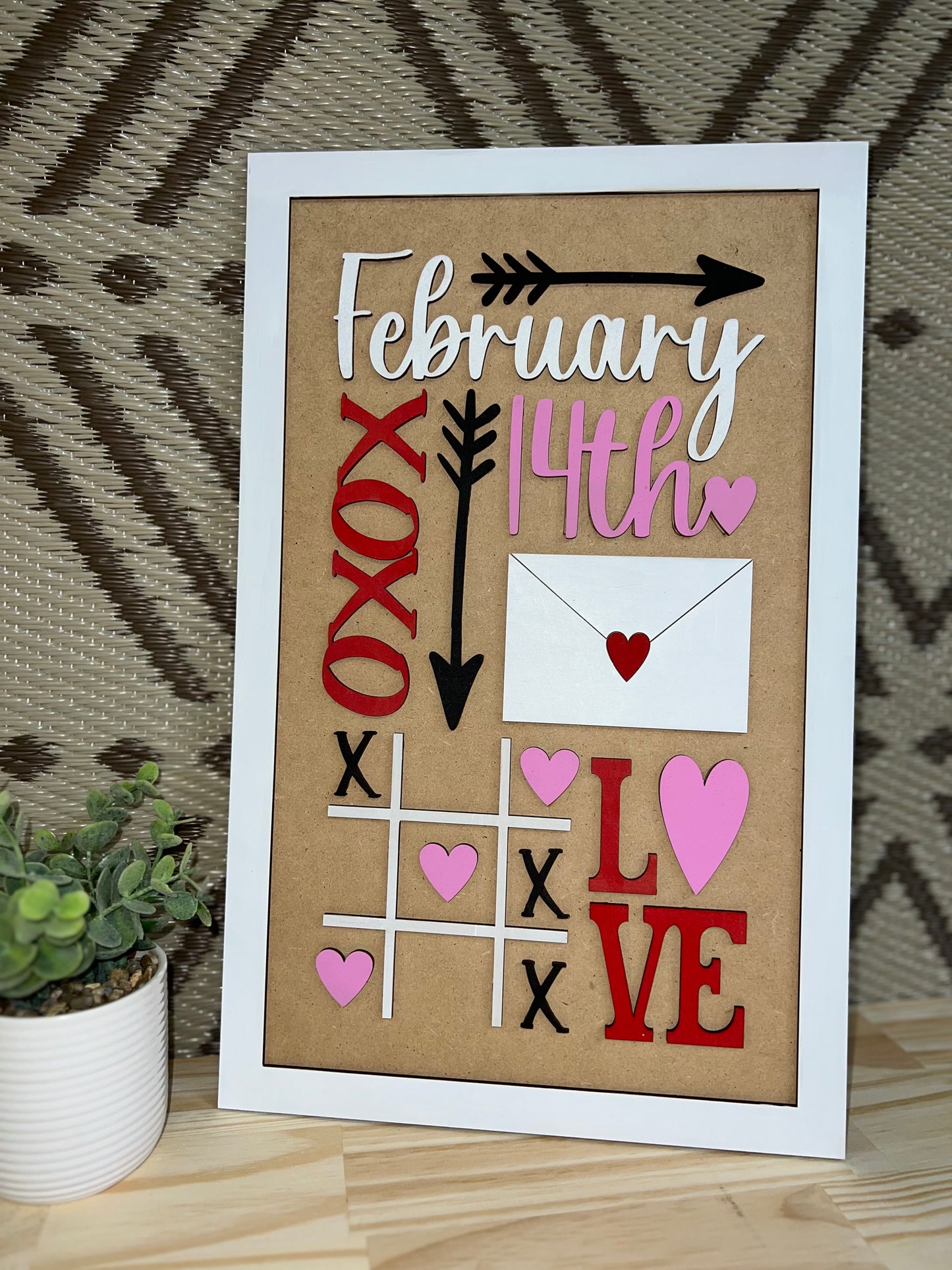 February Monthly Sign