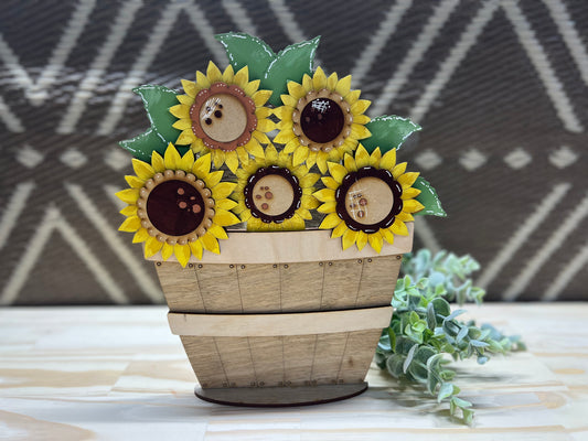 Sunflower basket Interchangeable